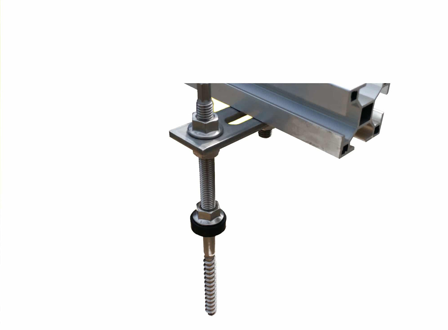 Adapterblech M12 für Stockschrauben Edelstahl