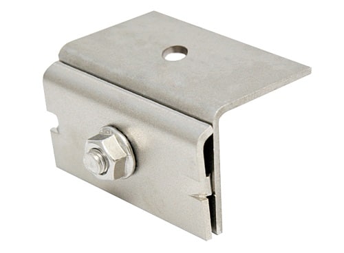 1 Stück Dachfalzklemme Edelstahl A2 für Stehfalzdach