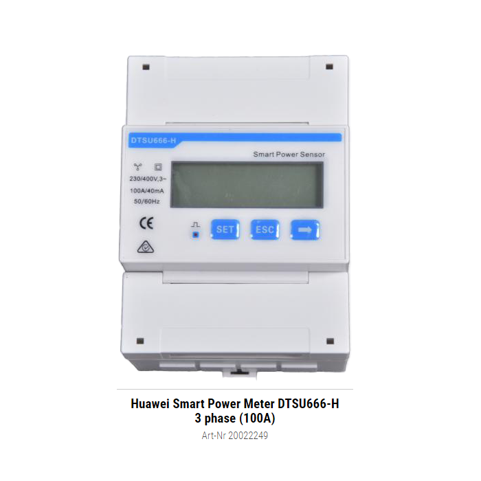 Huawei Smart Power Meter DTSU666-H 3 phase (100A)
