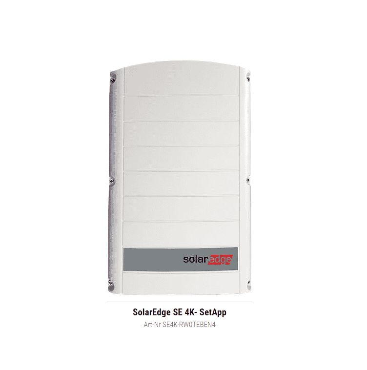 SolarEdge SE 4K- SetApp