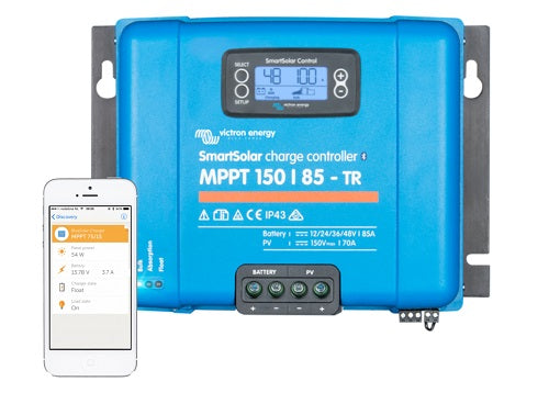 Victron SmartSolar MPPT 150/85 mit Display und Schraubanschluss
