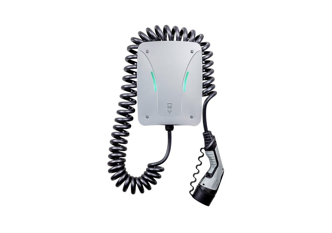 Hardy Barth Wallbox cPµ2-PRO 11kW,Typ 2 Ladekabel 4m spiral inkl.Ex.MID-Zäh, Auto Phasenumschaltung