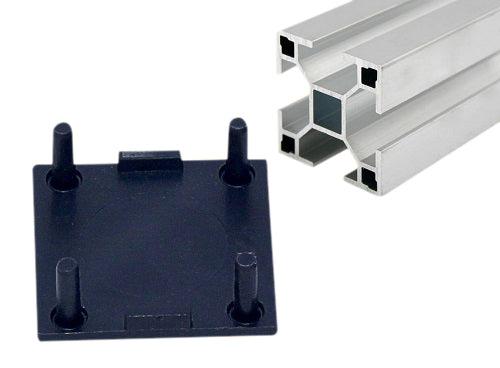 Endkappe für Montageprofil -- 40 x 40mm