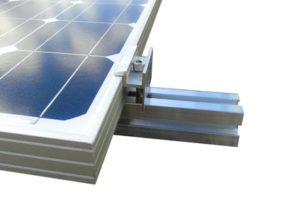 1 Stück Modul - Endklemme 40mm inkl. Verschraubung