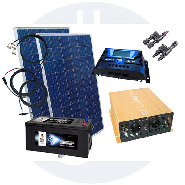 1000Watt Inselanlage mit Batterie Speicher
