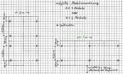 1000Watt Inselanlage mit Batterie Speicher / inkl. Montagematerial für Dachpfannen