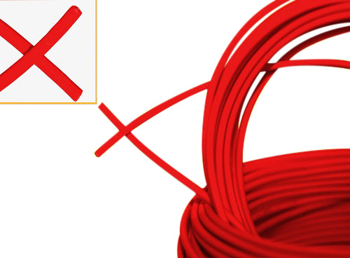 Meterware Solarkabel 4 mm² rot / schwarz 1m - 100m