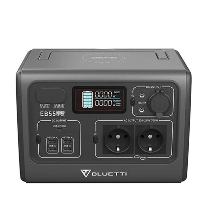 Bluetti PowerOak EB55 Powerstation 700W 537Wh Grau