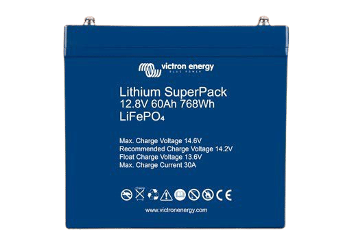 Victron Lithium 12,8V 60Ah Batterie mit BMS LiFePo4