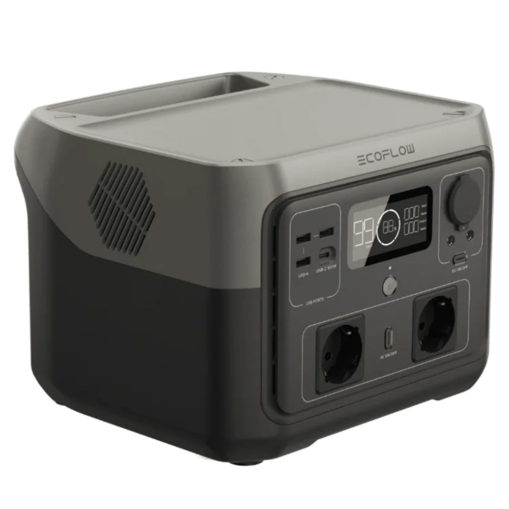 EcoFlow River 2 EU Powerstation 256Wh 300W AC USB-Port