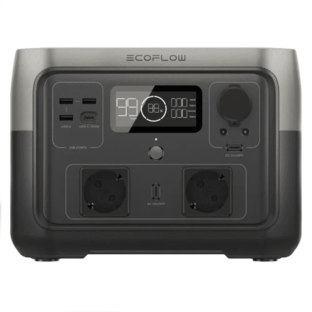 EcoFlow River 2 Max Powerstation 512Wh 500W AC USB Port