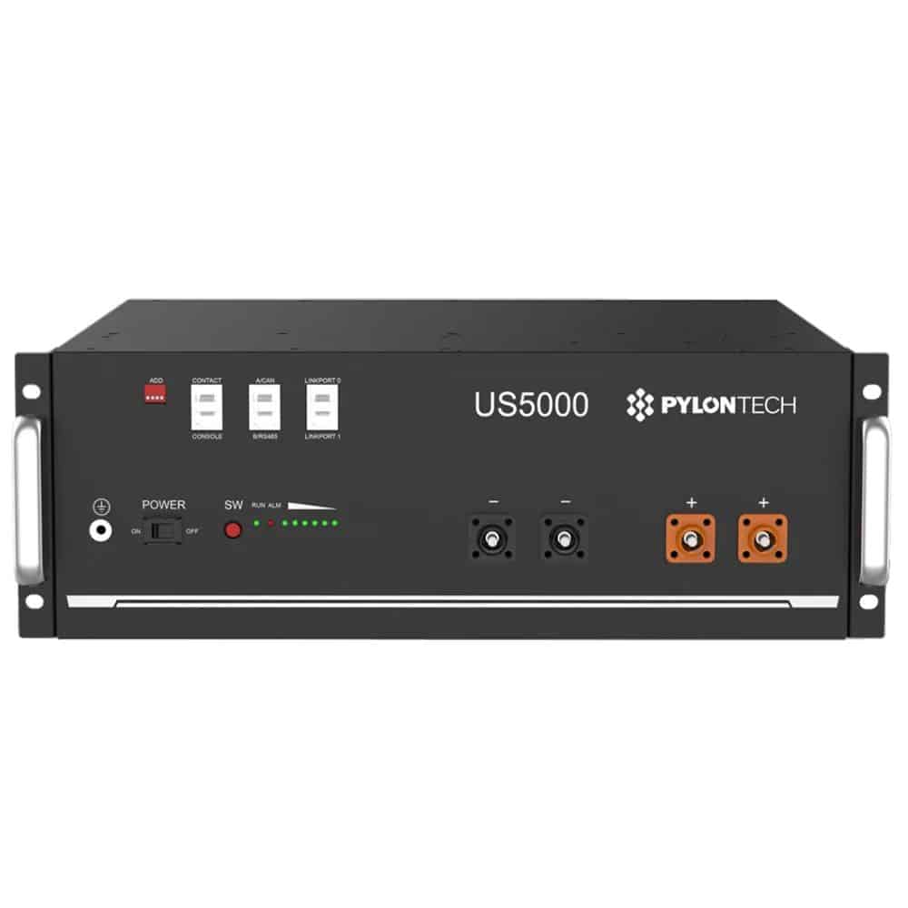 3x Pylontech US5000 LiFePO4 48V + Brackets + Anschlusskabel 14,4kWh Speicherpaket