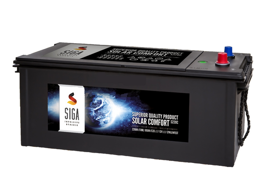 220Ah 12Volt Calcium Solar Batterie Akku Wohnmobil Boot Versorgungsbatterie