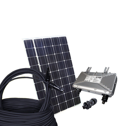 260 Watt Solaranlage - Flachdach mit Stockschrauben