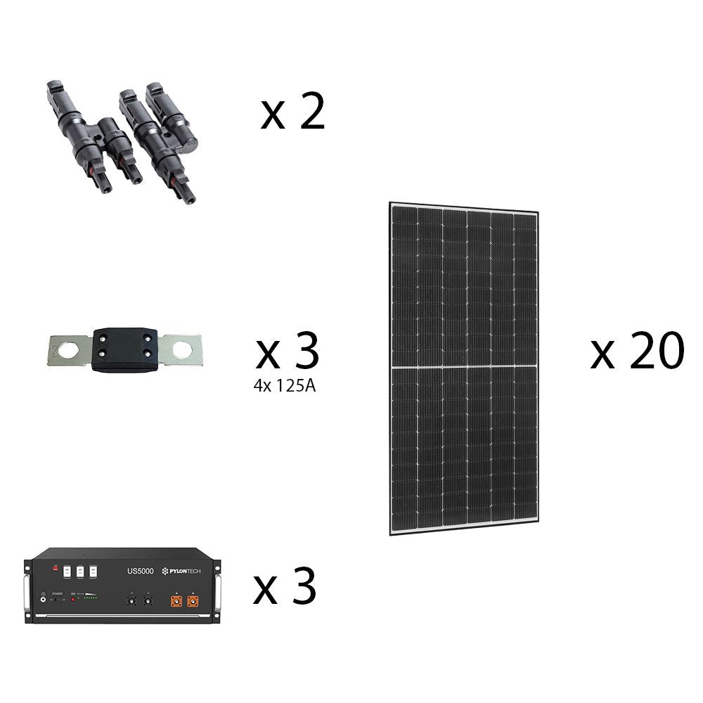 HomePremium S USV Solaranlage 8,3kWp US5000 14,4kWh 3-phasig