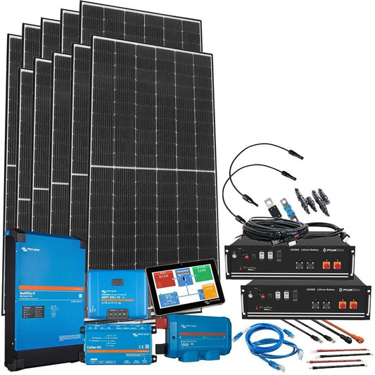 HomePremium M USV Solaranlage 4150Wp 7kWh LiFePo4 Speicher 1-phasig