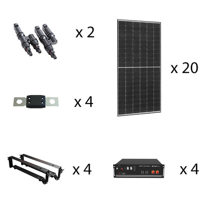 HomePremium S USV Solaranlage 8,3Wp US3000 14kWh 3-phasig