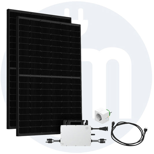 Balkonkraftwerk 860W HMS-800W-2T Bifazial Full Black