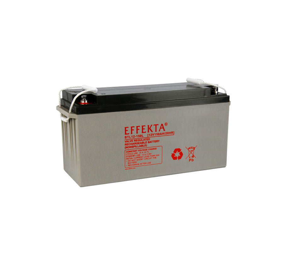 Effekta BTL 12-150 12Volt 150Amper AGM Blei Akku für Solar Notstrom Caravan