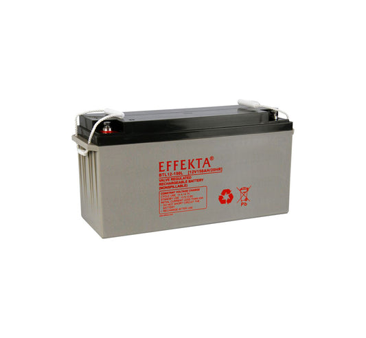 Effekta BTL 12-150 12Volt 150Amper AGM Blei Akku für Solar Notstrom Caravan