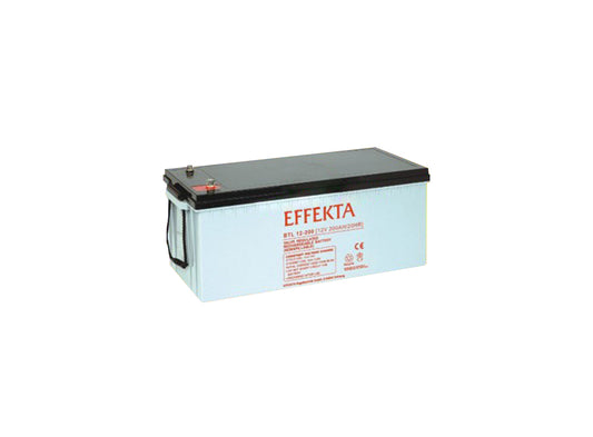 Effekta BTL 12-200 12Volt 200Amper AGM Blei Akku für Solar Notstrom Caravan