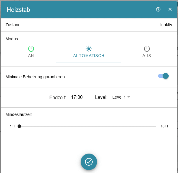Fenecon FEMS App Power-to-Heat
