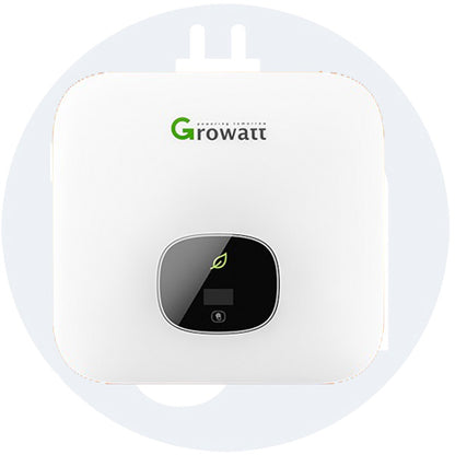 Growatt Wechselrichter MIN 3000TL-X mit 2 MPPT für 2 Dachausrichtungen mit/ohne WiFi