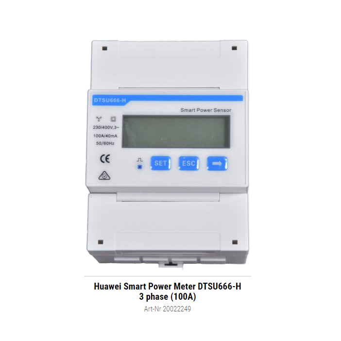 Huawei Smart Power Meter DTSU666-H 3 phase (250A/50mA)