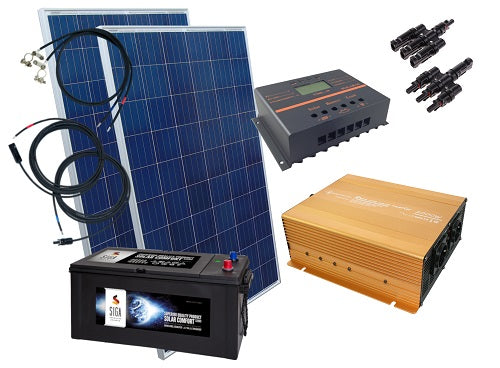 1500 Watt Inselanlage mit Batterie Speicher