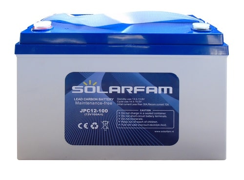12V 100Ah Lead Carbon Kohlenstoff Batterie mit sehr hoher Lebensdauer