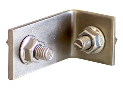 1 Stück Kreuzverbinder Edelstahl + Verschraubung