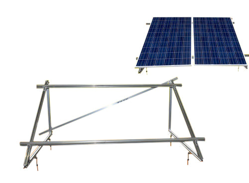 PV Solar Unterkonstruktion Aufständerung für 2 Module