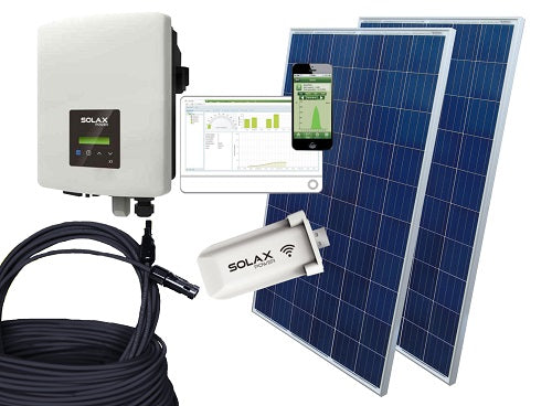 3000Watt Solax Solaranlage mit WiFi / ohne Montagematerial