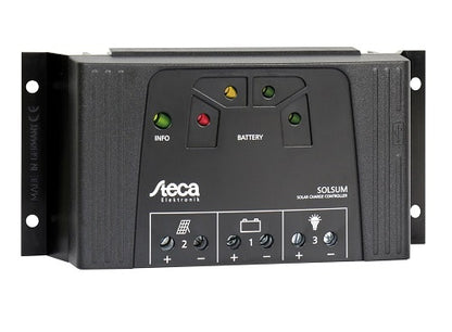 Steca Solsum 2525 12/24V mit LED Anzeige und USB Buchse Solarladeregler