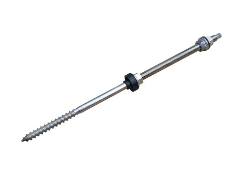 Stockschraube M10 x 300 Edelstahl A2 für Photovoltaik Montage