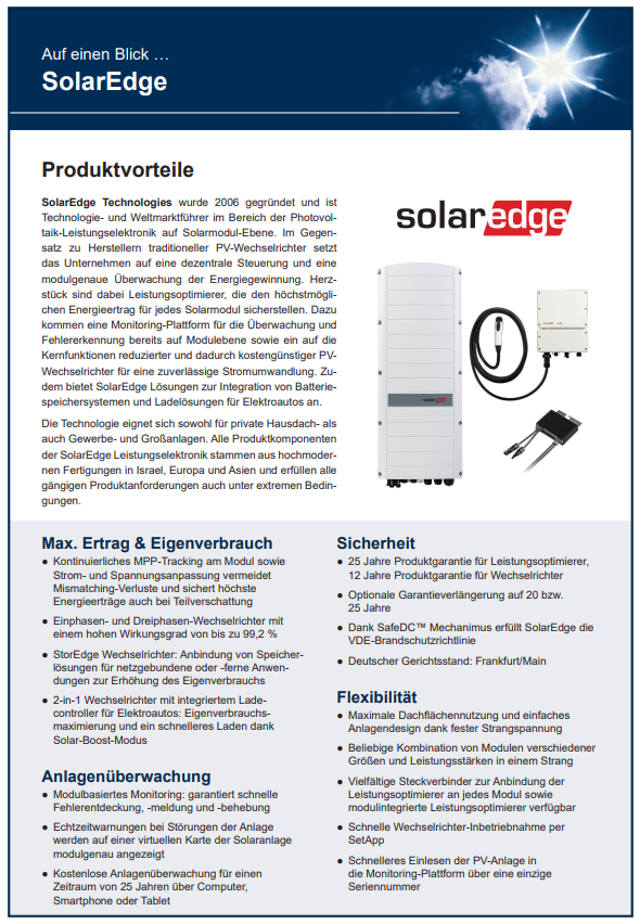 SolarEdge Home Hub Wechselrichter 8kW, 3-phasig, Backup-fähig
