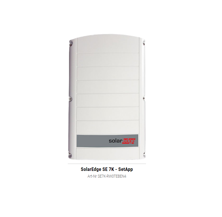 SolarEdge SE 7K - SetApp
