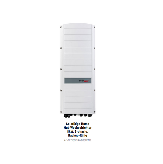 SolarEdge Home Hub Wechselrichter 8kW, 3-phasig, Backup-fähig