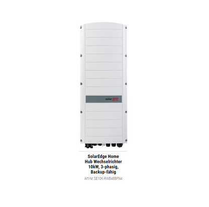 SolarEdge Home Hub Wechselrichter 10kW, 3-phasig, Backup-fähig
