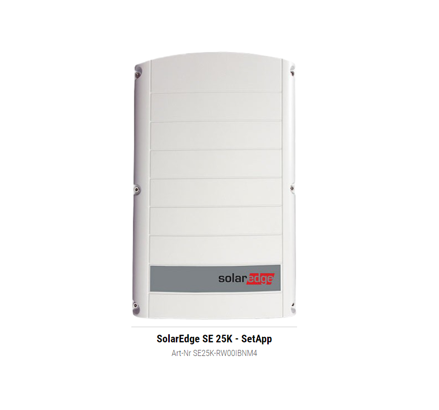 SolarEdge SE 25K - SetApp