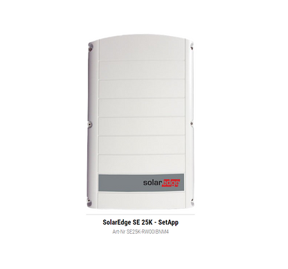 SolarEdge SE 25K - SetApp