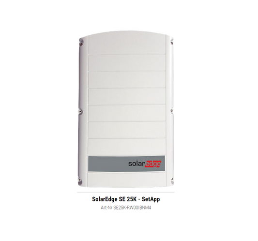 SolarEdge SE 25K - SetApp