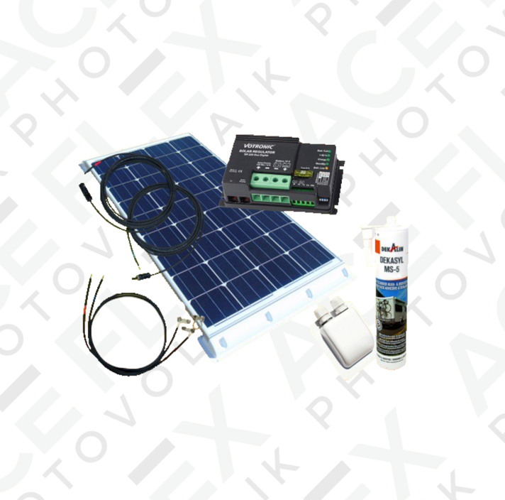 100 Watt Wohnmobil Set Solaranlage Votronic MPPT weiß