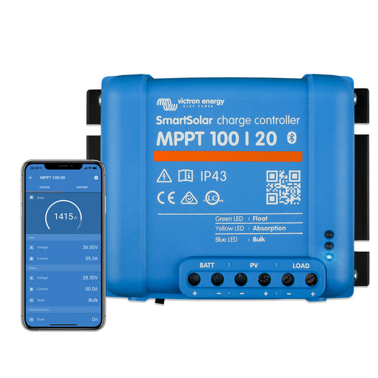 Victron SmartSolar MPPT 100/20 Laderegler 12V 24V 48V inkl. Bluetooth
