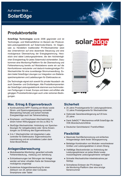 SolarEdge Optimizer S1200-1GMXMBV