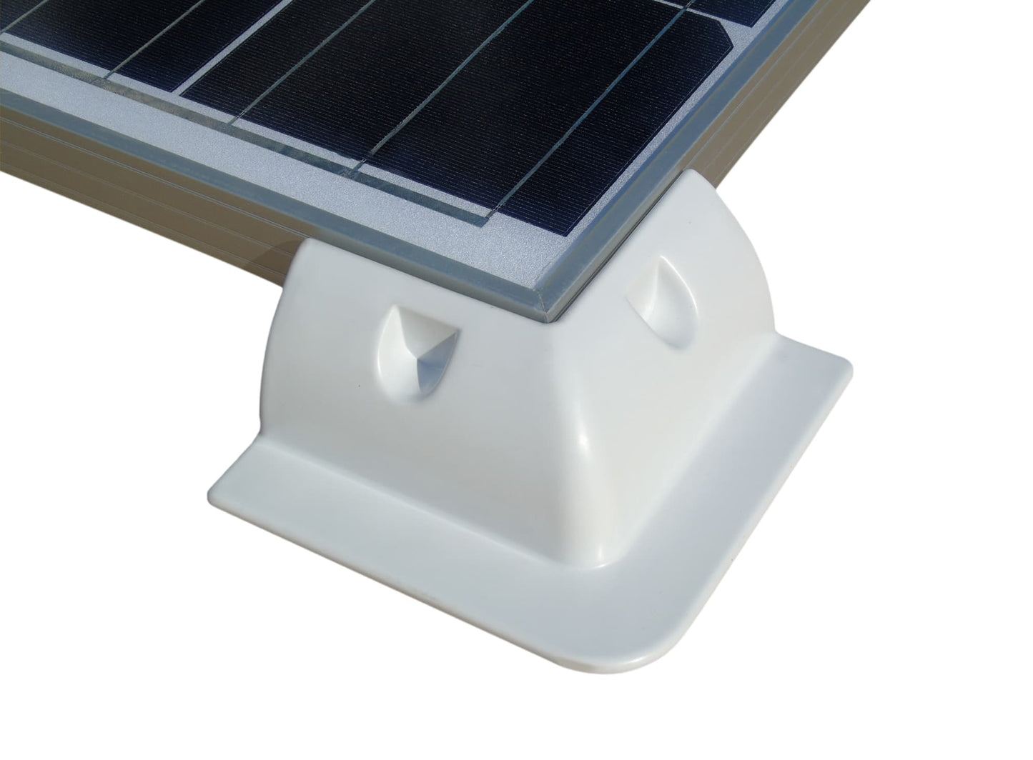 Solarmodul Halterung 4 x Eckprofil Wohnmobil Camping Solarhalterung weiß