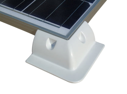 Solarmodul Halterung 4 x Eckprofil Wohnmobil Camping Solarhalterung weiß