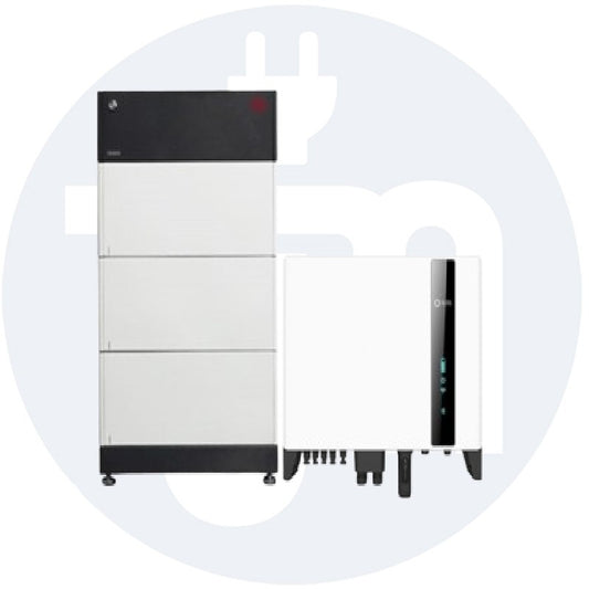 Solis S6 5KW 3Ph Hybrid Inverter inkl, Smart Meter + BYD Hochvolt Battery-Box Premium HVS 7.7