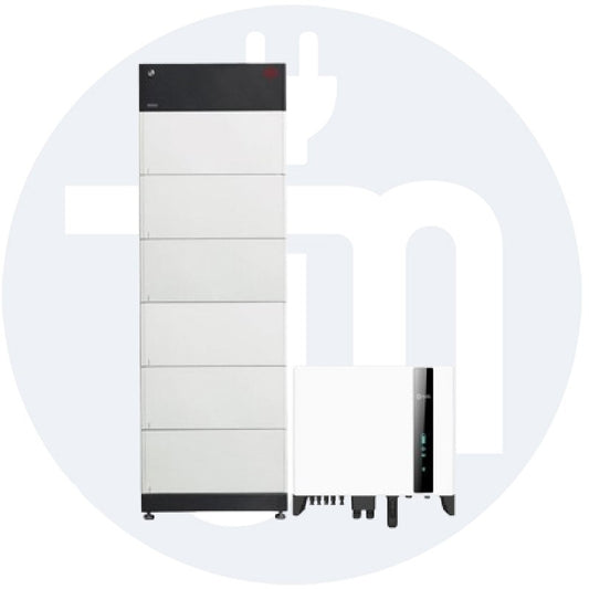 Solis S6 8KW 3Ph Hybrid Inverter inkl, Smart Meter + BYD Hochvolt Battery-Box Premium HVM 16.6