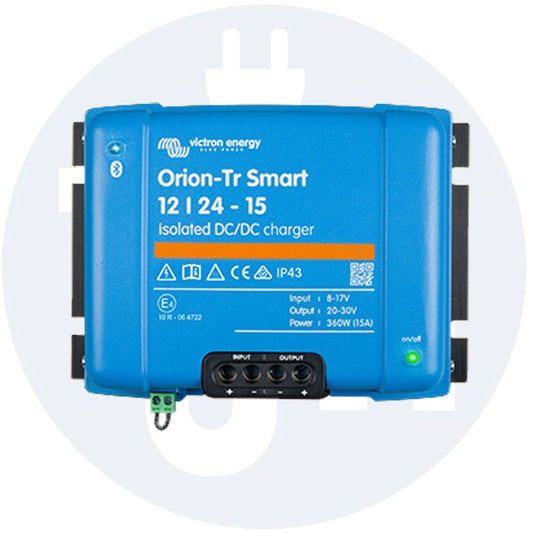 Smart DC-DC Ladewandler Victron Energy Orion-Tr 12/24-15A Isoliert